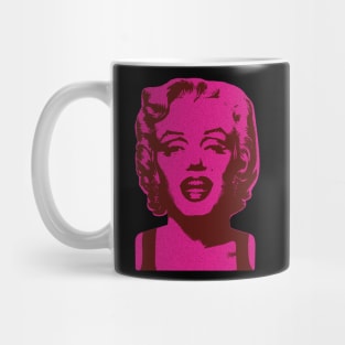 Iconic Marilyn Monroe: Bring Glamour to Your Space! Vintage Retro Style Cranberry Version Mug